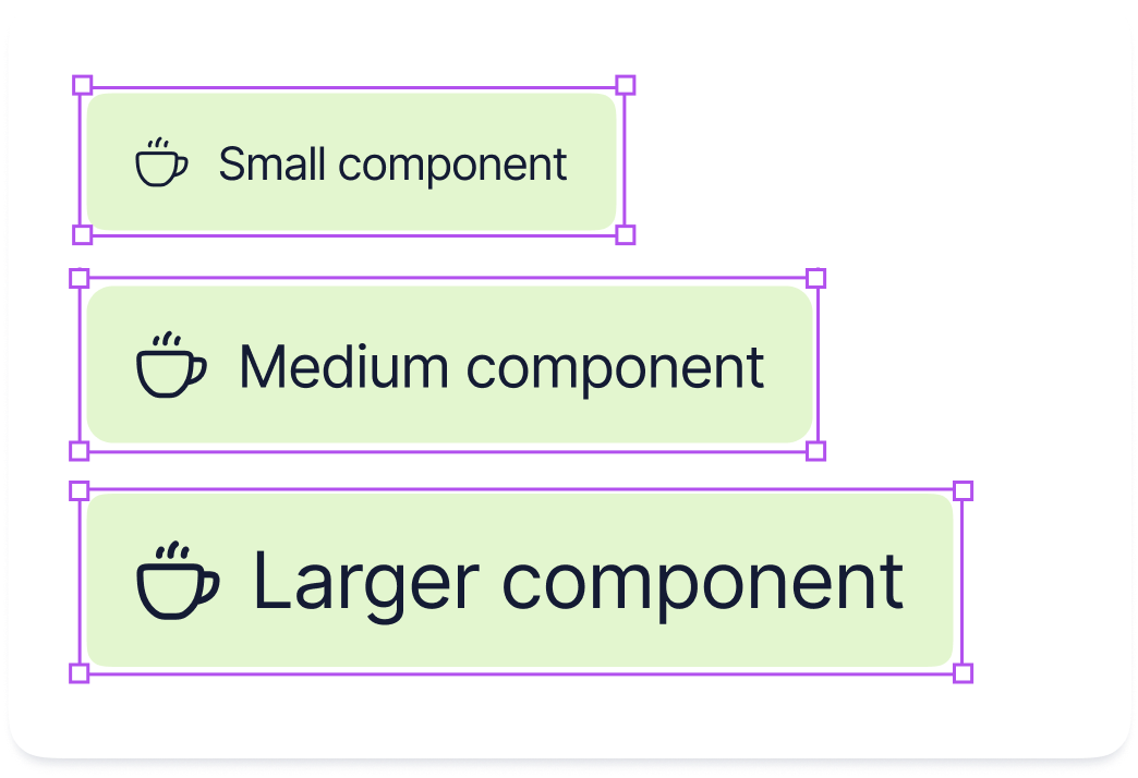 Outlined icons for design system